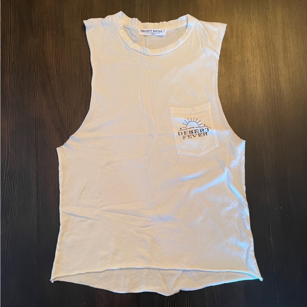 NWOT Project Social T Desert Fever Muscle Tank T-Shirt